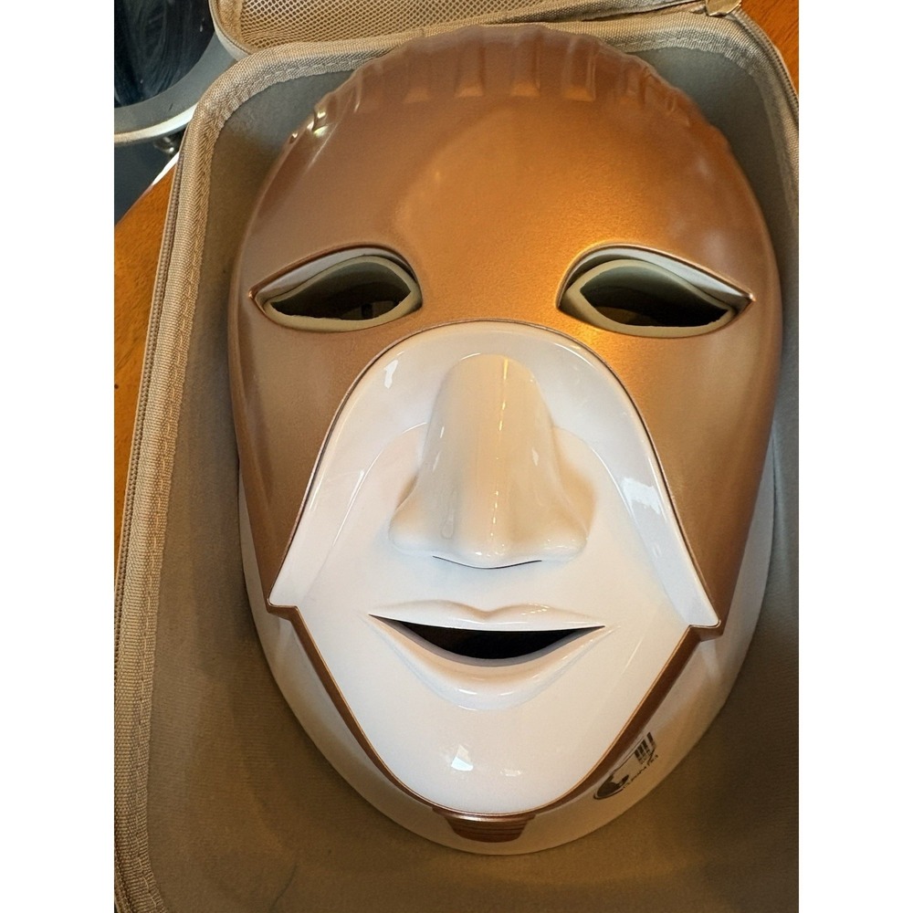 Multi-Color Cleopatra LED Photon Therapy Facial Mask USB-C Tested Working Case